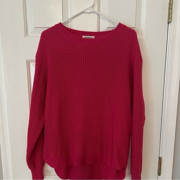 Zenana Outfitters Sweaters - Zenana Hot Pink Sweater